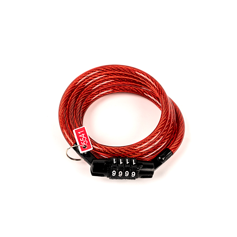 0,1 kg trek- en afschuifbestendig gecodeerde stalen kabelvergrendeling