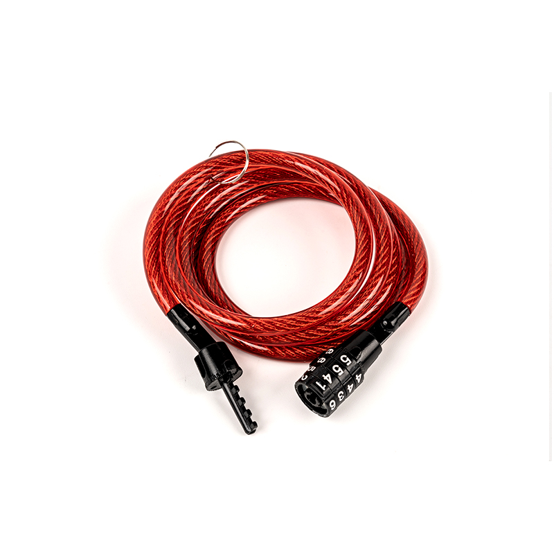 0,1 kg trek- en afschuifbestendig gecodeerde stalen kabelvergrendeling